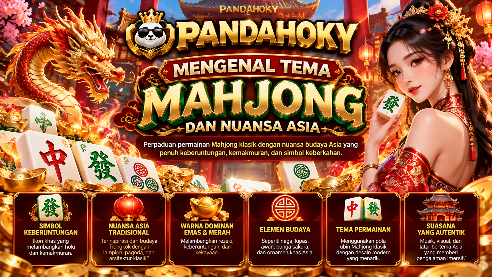 Mahjong PANDAHOKY