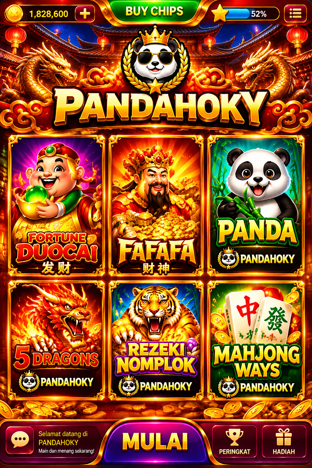 PANDAHOKY screenshot masuk 2