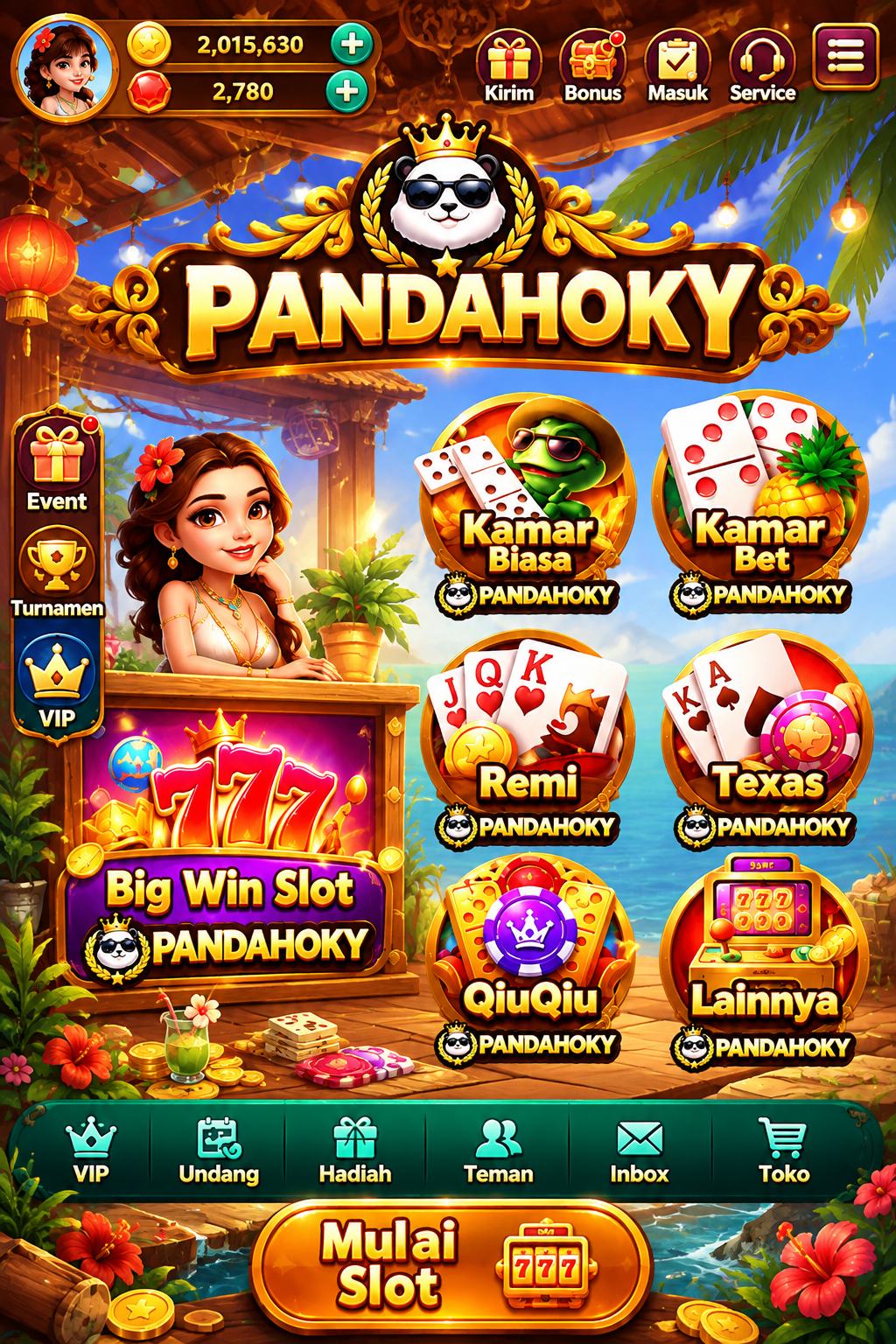 PANDAHOKY screenshot masuk 3